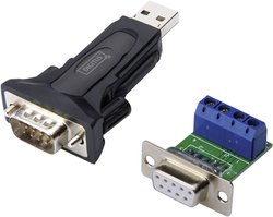 Przejściówka, adapter szeregowe, USB Digitus DA-70157 DA-70157, [1x złącze męskie RS485 - 1x złącze męskie USB-A 2.0]