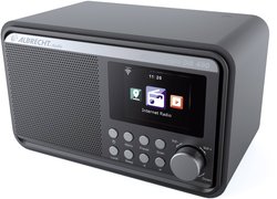 Albrecht DR 490 czarny, hybrydowe radio z Internetem / DAB + / FM Radio internetowe Albrecht DR 490 UKW, Internet, DAB+  czarny