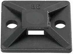 Gniazdo montażowe do opasek kablowych HellermannTyton MB3A-N66-BK-C1 151-28320 1 szt.