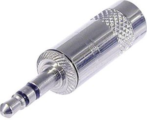 Złącze męskie jack 3,5 mm NYS 231 Rean AV NYS 231 złącze męskie proste Ilość styków: 3 stereo srebrny 1 szt.