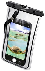 Wodoodporny pokrowiec na telefon ",Finest Sports", na smartfony, rozmiar XXL, czarny Hama Finest Sports XXL Obudowa sportowa uniwersalny Universal czarny