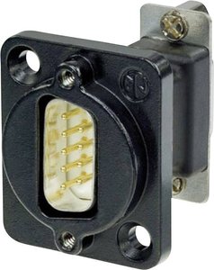 Adapter D-SUB Neutrik NADB9MF-B złącze męskie D-SUB 9-pin - złącze żeńskie D-SUB 9-pin