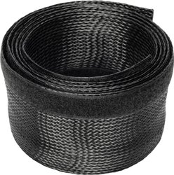 Wąż do spinania kabli Digitus DA-90507, poliester, czarny, elastyczne, (D x S x W) 2000 x 85 x 3 mm, 1 szt.