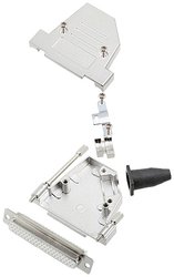 Zestaw listew żeńskich D-Sub encitech DTSL37-LJSRG-S-HDS62-W-K 6355-8043-14, rzędy: 3, styki: 62, 45 °, 1 szt.