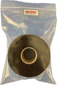 Taśma rzepowa do przyklejania na gorąco element z haczykami, wysoka wytrzymałość (D x S) 5000 mm x 50 mm czarny FASTECH® 730-330-5-Bag 5 m