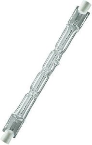 Żarówka halogenowa OSRAM Eco, 230 V, R7s, 120 w, ciepła biel, rurkowa, ŚCIEMNIALNA OSRAM 4008321977656, R7s, 120 W = 150 W, 2250 lm, 2950 K, ciepła biel, 230 V, 2000 h, 1 szt.