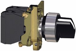 Przełącznik Schneider Electric Harmony XB4BD25, 240 V, 3 A, 30 x 47 x 68 mm, czarny