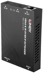 Odbiornik HDMI RJ45, IR (gniazdo 3,5 mm) LINDY 38399, 150 m