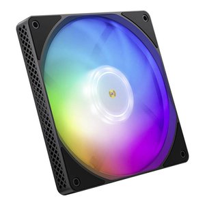 Jonsbo Jonsbo HF1415 Slim PWM Lüfter, ARGB,  140mm - schwarz Wentylator do obudowy PC czarny (S x W x G) 140 x 15 x 140 mm
