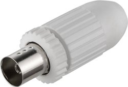 Hirschmann 947 547-100, Złącze koncentryczne, KOK3 N /WEISS