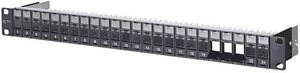 Metz Connect  130920-BK-E  24 Porty  Patchpanel  bez wyposażenia  1 U Patchpanel Metz Connect 130920-BK-E, 24 Porty, 483 mm (19''), 1 U