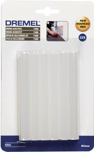 Wkład do pistoletów do klejenia Dremel 2615GG11JA, Średnica: 11 mm, 100 mm, przeźroczysty, 12 szt., 125 g