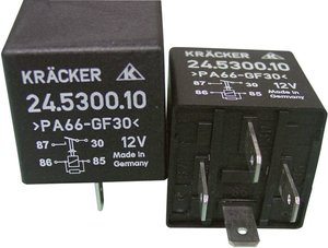 Przekaźnik samochodowy Kräcker 24.5300.10, 20 A
