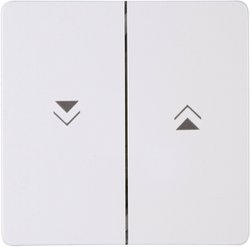 Przełącznik do żaluzji, Przycisk do żaluzji Zaślepka Kopp HK05 334488000, biały