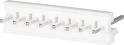 Listwa kołkowa, męska, standardowa TE Connectivity MTA-100 640454-8, wire-to-wire, piny: 8, 5 A, 1 szt.