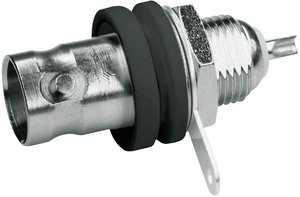 Złącze BNC Telegärtner J01001A1222 J01001A1222 złącze żeńskie do wbudowania pionowego 50 Ω 1 szt.