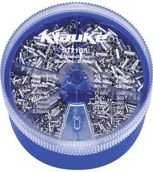 Zestaw końcówek rurkowych Klauke ST21B, 0.50 mm² - 2.50 mm², 3000 Teile