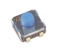 Przycisk krótkoskokowy, 1 styk NO, 100 mA/16 V, niepodświetlany, element uruchamiający (srebrny, L 1,65 Przycisk Bourns 7914J-1-000E, 16 V, 1 szt.