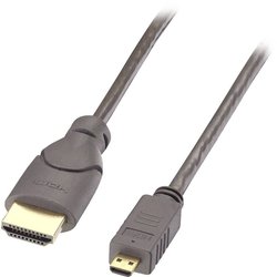 Kabel HDMI LINDY LINDY High-Speed-HDMI®-Kabel, Typ A/D 41354, 3.00 m