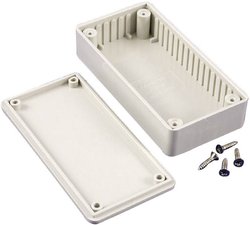 Obudowa uniwersalna Hammond Electronics, ABS, czarny, IP54, (D x S x W) 112 x 62 x 31 mm, 1 szt.