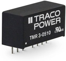 Przetwornica DC/DC TMR 3, 3 W TracoPower TMR 3-1211 In 9-18V/DC Out 5V/DC 600mA