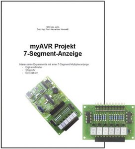 Wyświetlacz 7 -segmentowy myAVR projekt095