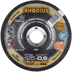 Tarcza tnąca wygięta Rhodius XTK6 EXACT 210829 125 mm 1 szt.
