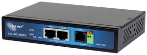 Modem mostkowy ALLNET ISP VDSL2 z modemem wektorowym/modemem podrzędnym typu punkt-punkt i 2 portami PoE IEEE802.3at „niezarządzany” „ALL-MC116SPV-VDSL2” Allnet ALL-MC116SPV-VDSL2 Modem VDSL