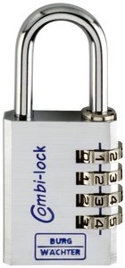 Kłódka Burg Wächter 3651 40.00 mm    z zamkiem szyfrowym