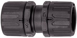 Złącze wężowe HellermannTyton HG28-HG28, O 28/28 mm, czarn