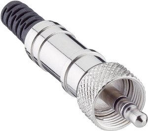 Wtyczka minijack Lumberg 153205, ze złączem śrubowym, 3.5 mm, 3-pin, stereo