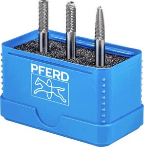 Zestaw frezów z węglików spiekanych 1306 Trzpień ø 6 mm, nacięcie MICRO do obróbki precyzyjnej Zestaw frezów PFERD 1306 MICRO 21901306, 1 szt.