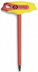Klucz imbusowy 4 mm z rękojeścią T, izolowany VDE Klucz sześciokątny C.K  T4422 04 4 mm