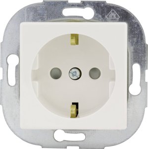 Gniazdo REV o zwiększonej ochronie styków Quadro Gniazdo elektryczne REV 0236020100, biały