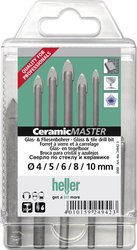 Zestaw wierteł do szkła i ceramiki Heller QuickBit® CeramicMaster 24942, 1/4'' (6,3 mm), 1 zest.