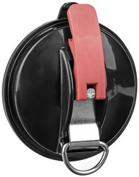 Przyssawka z pierścieniem i 2 metalowymi haczykami Hak z przyssawką Calima 46061  1 szt.