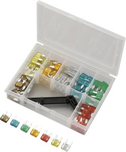 Bezpiecznik nożowy Mini TRU COMPONENTS Y101-70TS 700027, 12 V, 5 A - 30 A, 71 szt.