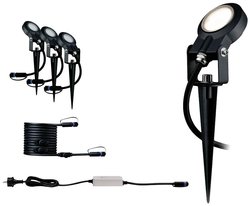 Reflektor ogrodowy LED zestaw startowy Paulmann Sting 93696 System oświetlenia Plug&Shine 18 W 520 lm