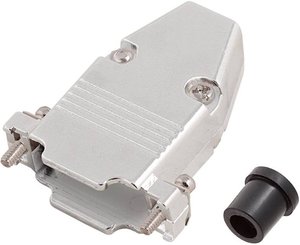 Obudowa złącza D-SUB encitech CCOV15-ME-RG 2360-0107-02, odlew cynkowy, 180 °, 1 szt.
