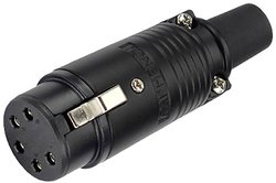 Złącze męskie XLR Amphenol EP-5-11PB, złącze, proste, 1 szt.