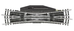 Rozjazd Minitrix T14960 E-DKW15° w skali N