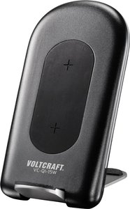 Adapter ładowania indukcyjnego VOLTCRAFT VC-QI-15W 1,67 A czarny Ładowarka indukcyjna VOLTCRAFT VC-QI-15W 1670 mA