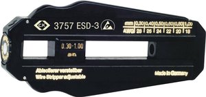 Ściągacz izolacji do drutów C.K T3757ESD 3, 0.3 do 1 mm, ESD