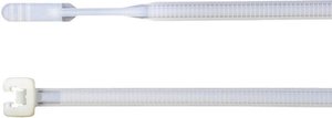 Opaski kablowe Q-Tie HellermannTyton Q30L-HS-NA-C1 109-00128, Kolor producenta: naturalny, 100 szt.