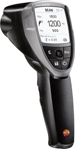 Pirometr testo 835-T2 Optyka 50:1 -10 - +1500 °C