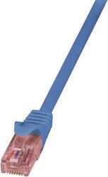 kabel LAN LogiLink CQ2056U, 1 szt., RJ45, CAT 6, U/UTP, 2.00 m, niebieski