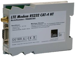 Modem czterozakresowy LTE GSM Quadband RS232 montowany na szynie DIN Modem LTE ConiuGo 700600250S 1 szt.