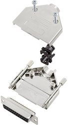 Zestaw listew żeńskich D-Sub TRU COMPONENTS TCDTPKM25DMSK 7709268, rzędy: 2, styki: 25, 180 °, 1 szt.