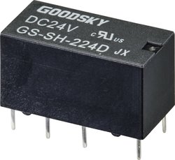 Przekaźnik drukowany GoodSky GS-SH-224D 2347595, monostabilny, 1 cewka, 24 V/DC, 2 A, 1 szt.