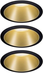 Lampa do zabudowy Paulmann Cole Coin 93404 Zestaw 3-elementowy 6 W ciepła biel